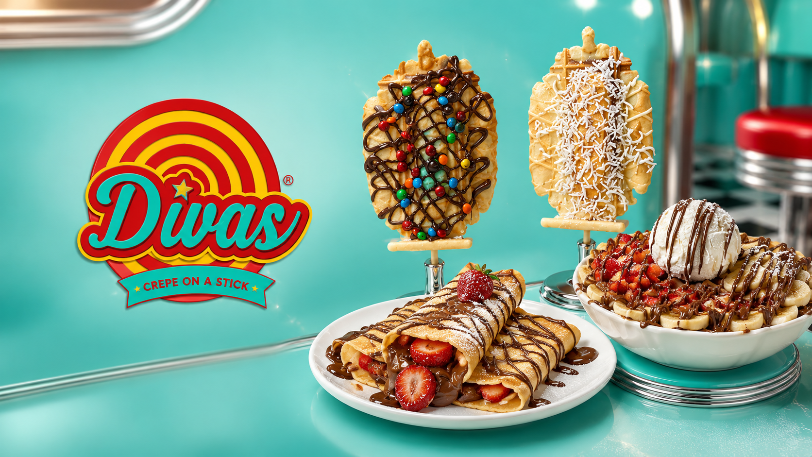 Divas Crepe on a Stick