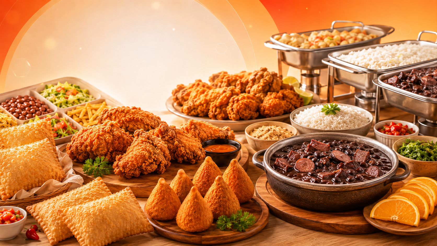 Refeição, Salgados, Catering